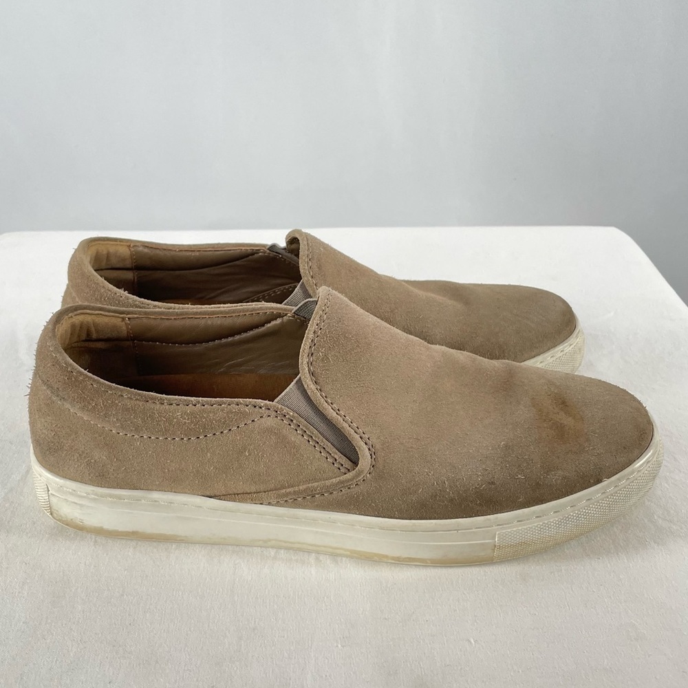 H.S. Trask Suede Slip On Casual Shoe in Taupe Size 8.5 - Picture 4 of 6